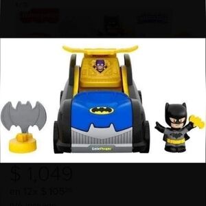 Batman Fisher-Price Little people batmobile 2 in 1 playset.